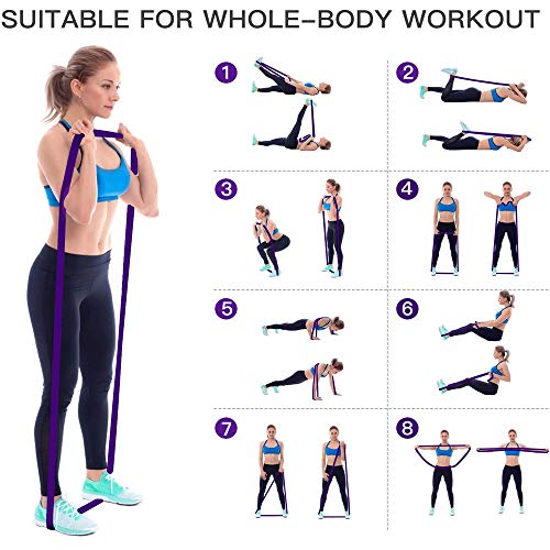 Pull-Up Bands Resistance-Bands Exercise-Bands - Pull up Assistance Bands Workout Bands Resistance for Women Long Resistance Bands Resistance Loop Bands Perfect for Gym Home - Image 6