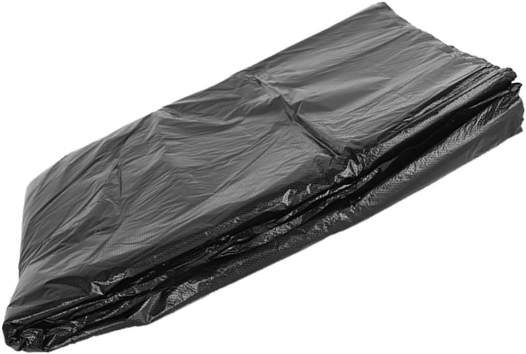 50pcs Heavy Duty Large Garbage Bags for Outdoor Commercial Gardening Kitchen Use High-strength Trash Liners for Bins for Lawn Debris and Waste Disposal