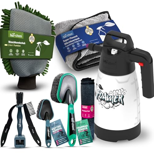 bio-chem Fahrrad Reinigungszubehör Set 9-teilig