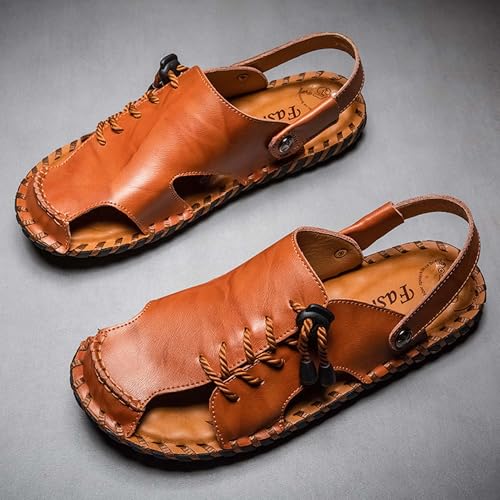 Men's Casual Sandals Outdoor Hiking and Non-Slip Quick-Drying Water Sports Shoes Fisherman Beach Shoes Adjustable Two-wear Slippers3