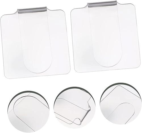 2pcs Acrylic Nail Art Palette Makeup Foundation Mixing Palette Reusable and Easy to Clean