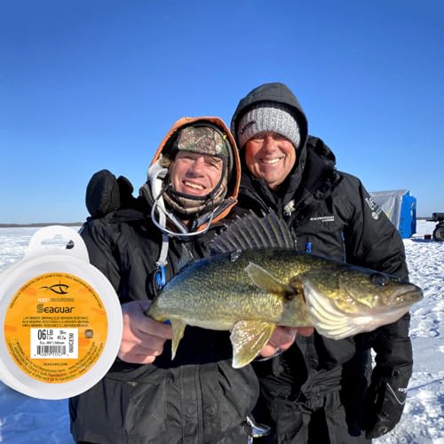 Image of Seaguar IceX Fluorocarbon - Low Memory, Micro Diameter with Exceptional Abrasion Resistance, Knot and Tensile Strength, More Sensitive to Help Detect Bites, Made for Hard Water