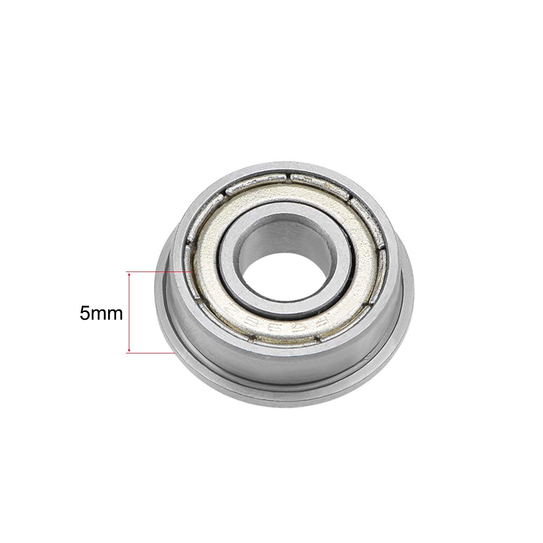 Flanschlager F6900 / F6800 / F6700 – Chromstahl, Beidseitig Abgeschirmt, 5 Stück