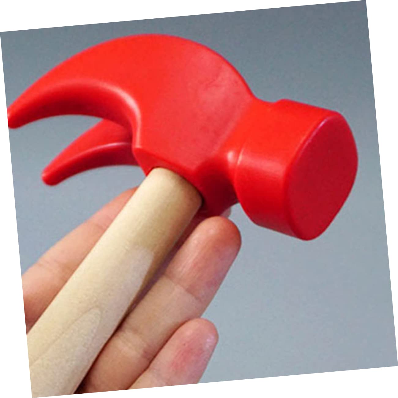 DECHOUS 3pcs Repair Tool Hammering Hammers Tools for The Hammer for Babies Simulation Hammer Plaything Simulation Red Wooden