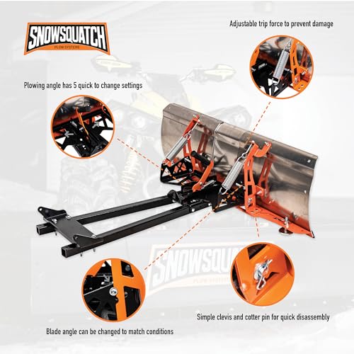 SNOWSQUATCH Deluxe Aluminum ATV Plow