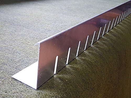 Preisvergleich Produktbild Teichbauzentrum Sankt Julian Kiesfangleisten Aluminium für Dachabdichtung Flachdach Dach Gründach Gelocht 20,50 / ldm