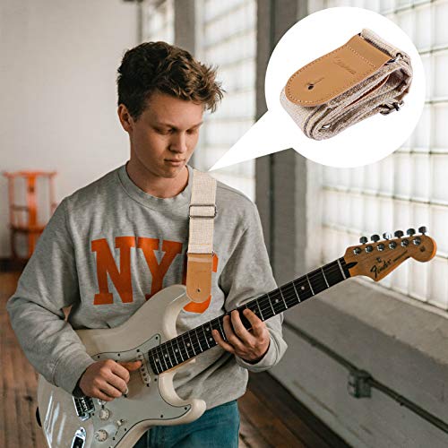 Milisten Et Ceinture En Coton Et Double Avec Pour Extrémités Des Épaules Sangle De Guitare Réglable Musical Beige… - Les Beatles, Paul McCartney, John Lennon, RIngo Starr, George Harrison Milisten Et Ceinture En Coton Et Double Avec Pour Extrémités Des Épaules Sangle De Guitare Réglable Musical Beige… – Image 3