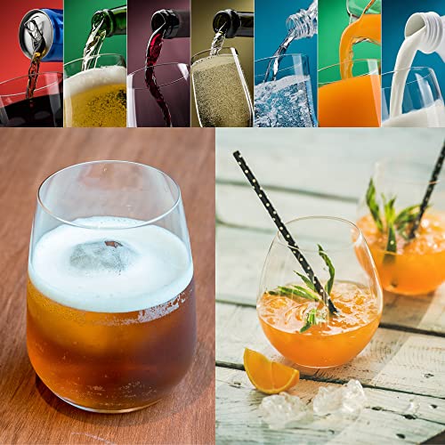 4Oz Wine Plastic Glasses Pack Of 4 Plastic Stemless Small Wine Sampler Glasses Plastic Wine Glasses 4 Oz Tasting Glasses Drinking Glasses Mini Dessert Cups Appetizer Cups Degustation Glasses #TOP4