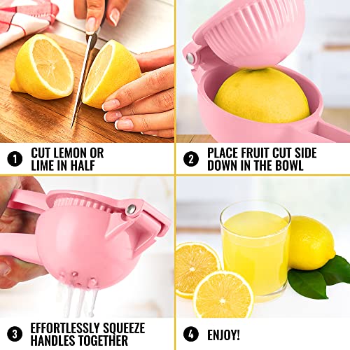 image for Zulay Kitchen Zulay Premium Quality Metal Lemon Squeezer, Citrus Juice