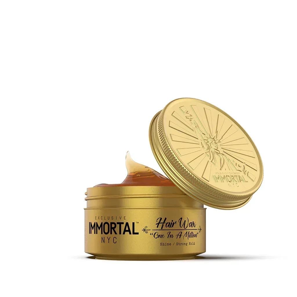 Immortal NYC One In A Million Hair Styling Product - 8 out of 9 Holding Ability, High Shine - All Natural Water-Based Formula for Men, No Residue, Suitable for All Hair Types