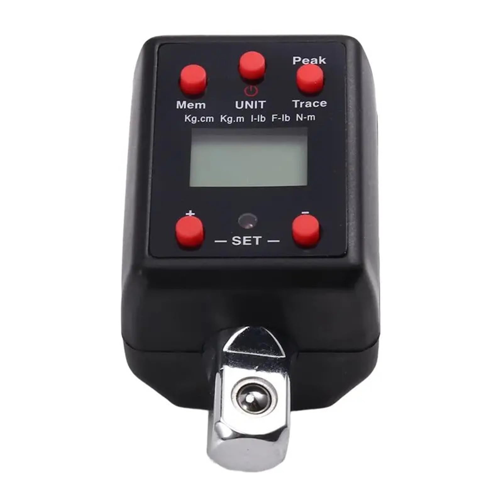 Soywim One Color Torque Meter Digital Torque Wrench Adapter-1/4, 3/8, 1/2, 3/4 Inch Drive, 2-200 Nm, With Trace Modes In Ft-Lb& Units