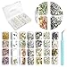 PrettyClaw Nail Art Set 28 Styles Nail Charms (1000+ Pieces) (Set #8)