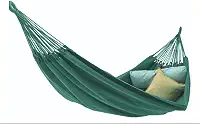 Rede de Dormir Casal Reforçada Algodão (Verde)