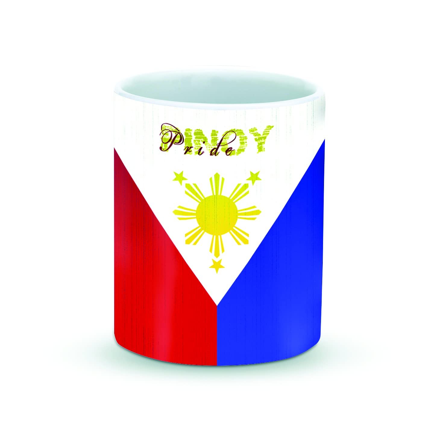Stylizedd Designer Printed Coffee Mug with Heavy Duty Handle 11oz Ceramic Personalised Gift Mugs Cup [Microwave Safe & Dishwasher Proof ] - Pinoy Pride