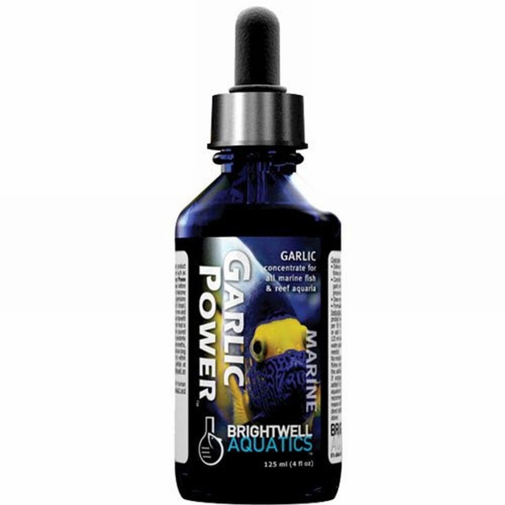 Brightwell Aquatics GarlicPower Garlic Extract for Aquarium Fish Food – Enhances Feeding Response – Boosts Nutrition – Ideal for Marine & Reef Tanks, 30 ml