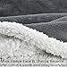 Tirrinia Sherpa Wearable Blanket Ultra Soft Comfy Warm Plush Full Body Throw with Sleeves, Reading Wrap TV Blankets Robe Cover for Adult Grandma Women and Men, Grey