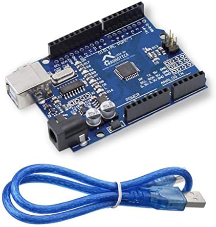 Placa Uno R3 Smd Atmega328 CDR + Cabo USB para Arduino