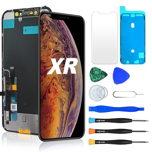 NB+ Display Digitizer Bildschirm Ersatz LCD Touchscreen Für iPhone XR Zoll Vollglas Linse Montage Schwarz Kein Rahmen mit Werkzeug