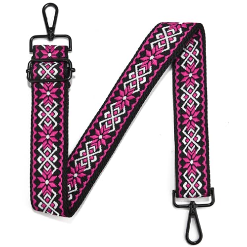 Image of Crossbody Straps for Purses Silver Hardware Purse Strap Wide Shoulder Strap Adjustable Replacement