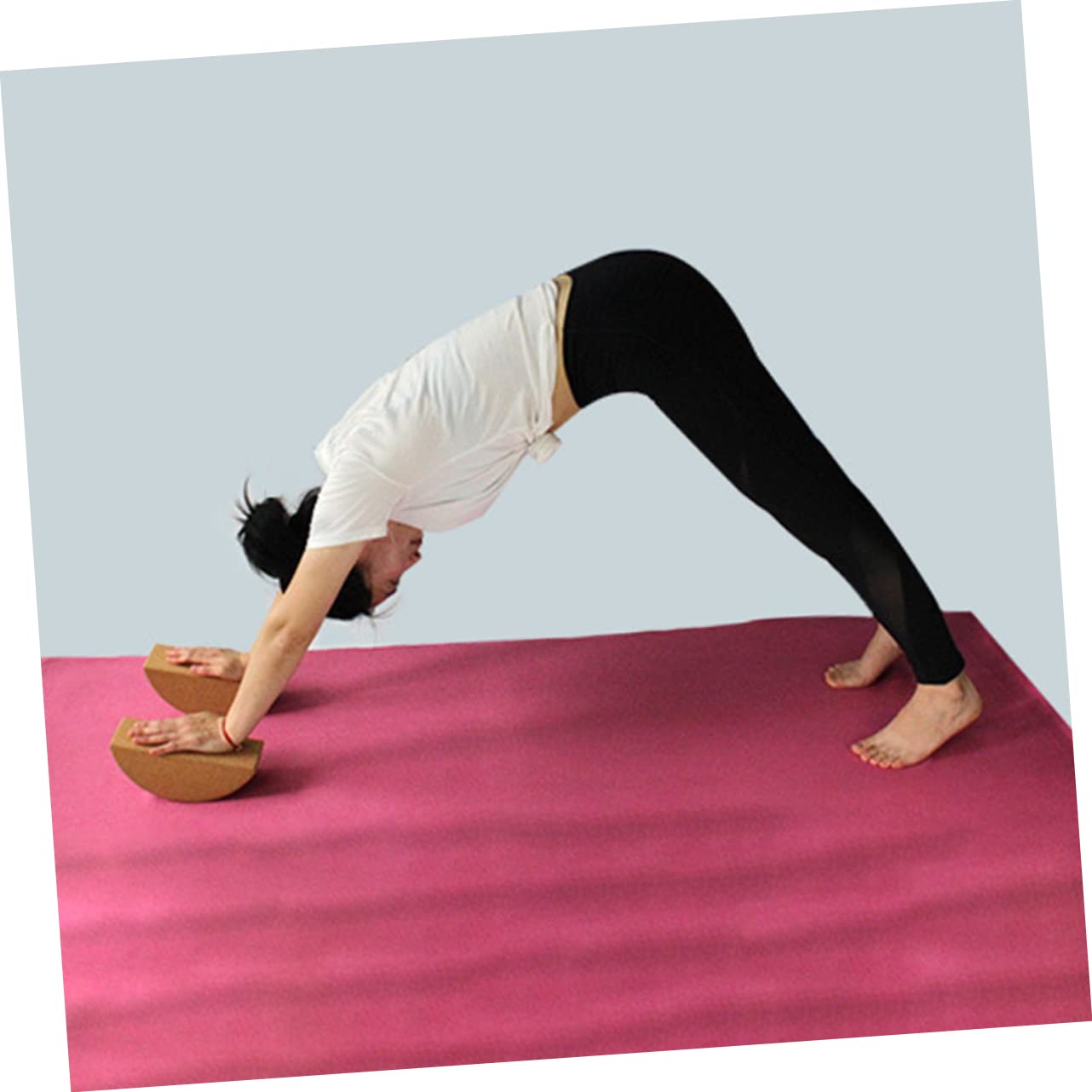 Toyvian Bloque De Yoga Antideslizante Ladrillo De Entrenamiento De Yoga Compacto Para Mejorar El Equilibrio Flexibilidad Pilates y Gimnasia