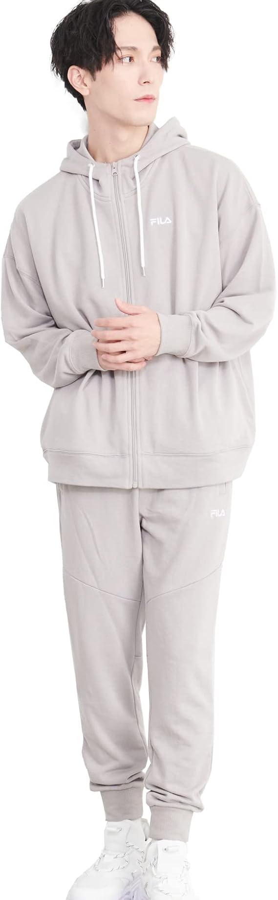 Amazon フィラ セットアップ 上下セット メンズ ランニングウェア ジャージ ジョガーパンツ 無地 スウェット パーカー スエットパンツ フルジップ 部屋着 ルームウェア 長袖 裏毛 ブランド 上下 ボトム セット 大きいサイズ ジャージ上下セット 通販