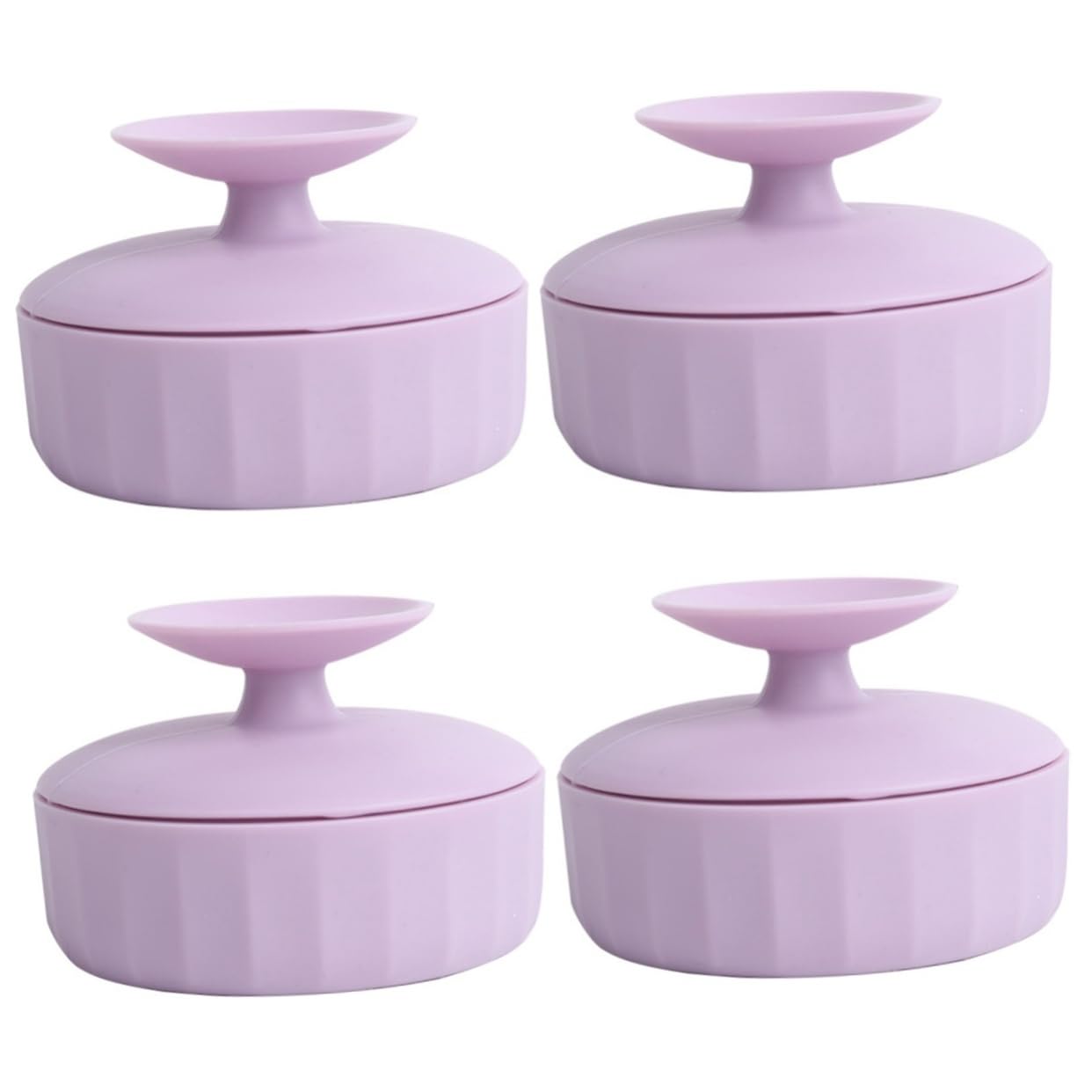 Ipetboom Scatola Per La Pulizia Dei Pennelli Da Trucco Con 4 Tappetini in Silicone Detergente Per Pennelli A Secco Accessori Per La Pulizia Degli Strumenti Da Trucco Portatili