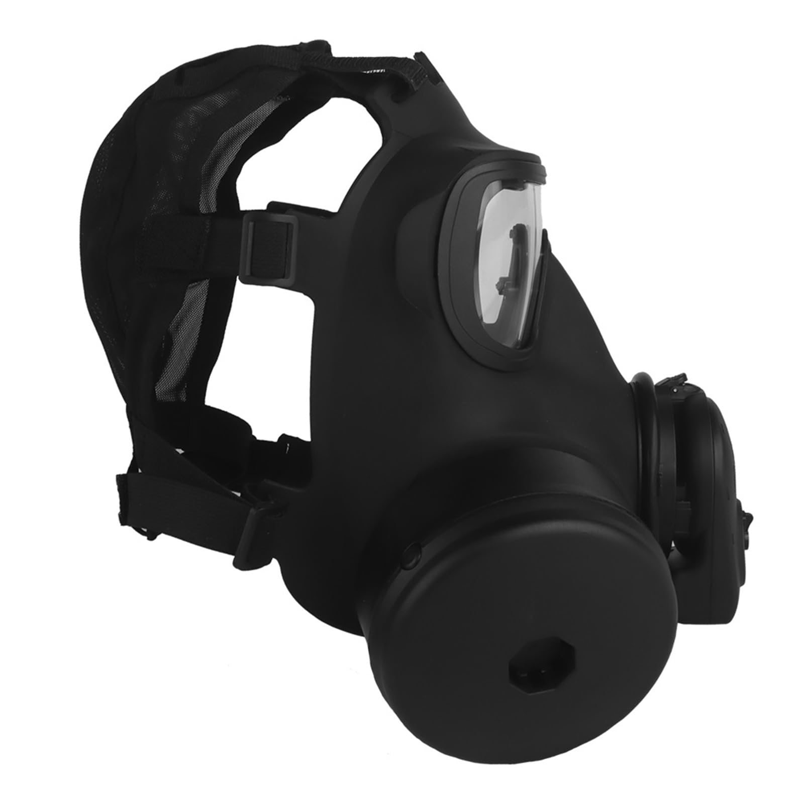 Vollgesichts-Gasmaske (Modell) – Eingebauter Ventilator Und Mikrofon, Filter-Atemschutzmaske – Filmrequisite, Cosplay, Paintball, Wargame-Ausrüstung