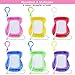 Elcoho 18 Pieces Mini Drawing Board Keychains Magnetic Doodle Board Set with Pen Erasable Doodle Toys Painting Sketch Pad for Classroom Prizes, Party Favors