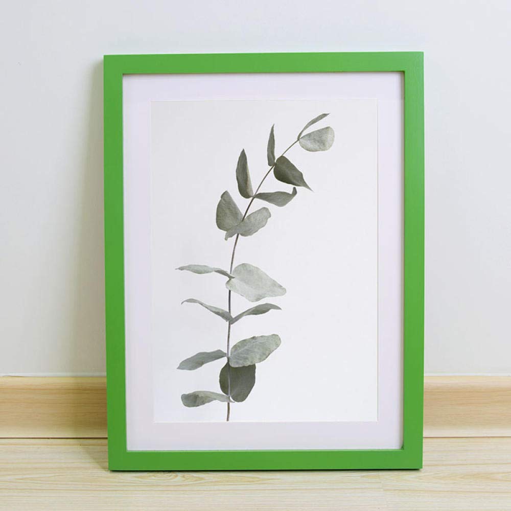Bilderrahmen Bildergalerie Modern Massivholzwand 30,5 × 40,6 cm Grün