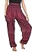 Produktbild Lofbaz Damen Streak Haremshose mit gesmoktem Bund Rosa Size S