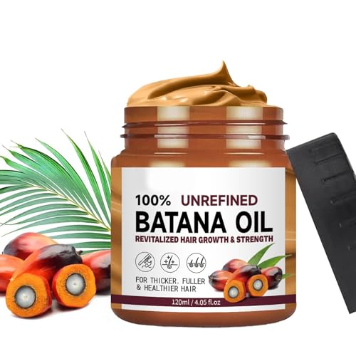 Batana Oil for Hair Growth 100% Natural Batana Oil Hair Mask Cream Organic for Healthy Fuller Hair (120G 1PCS)