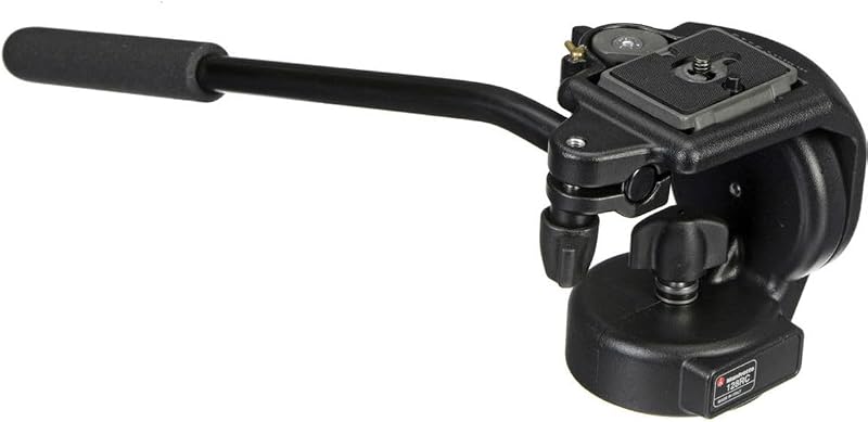 Manfrotto 128RC Micro Fluid Head with 200PL 14 RC2 Rapid Connector Plate | 200PL 14 RC2 rapid connector plate