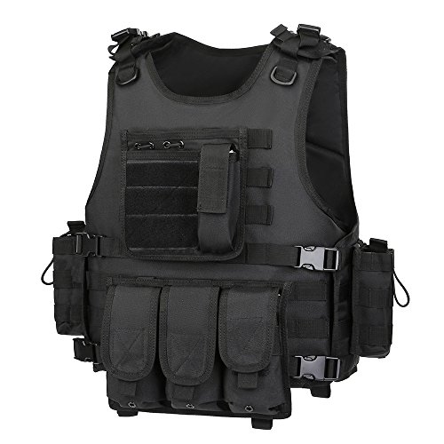 Gz Xinxing 43210-83 Black Tactical Airsoft Paintball Vest  thumb #1