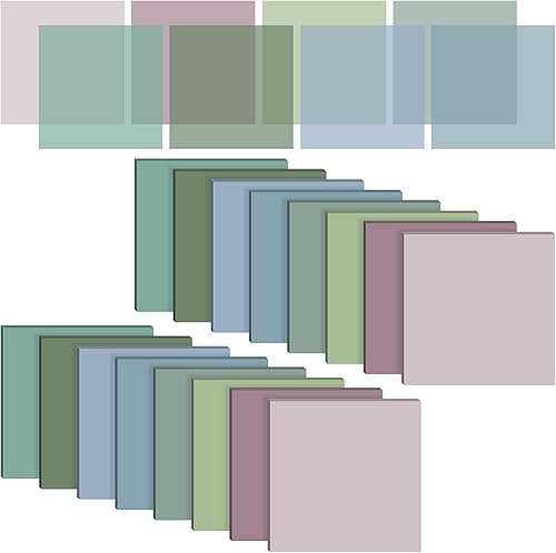 Paquete de 16 800 hojas de notas adhesivas transparentes para diario de la Biblia, notas adhesivas con forro translúcido, 3 x 3 pulgadas,