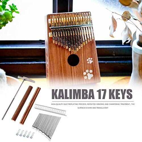 Haiqings 17 Kalimba Piano à Doigt du Pouce Bricolage + Bridge + réglage du kit de Marteau wenfeng1991 (Color : G) - Les Beatles, Paul McCartney, John Lennon, RIngo Starr, George Harrison Haiqings 17 Kalimba Piano à Doigt du Pouce Bricolage + Bridge + réglage du kit de Marteau wenfeng1991 (Color : G) – Image 7