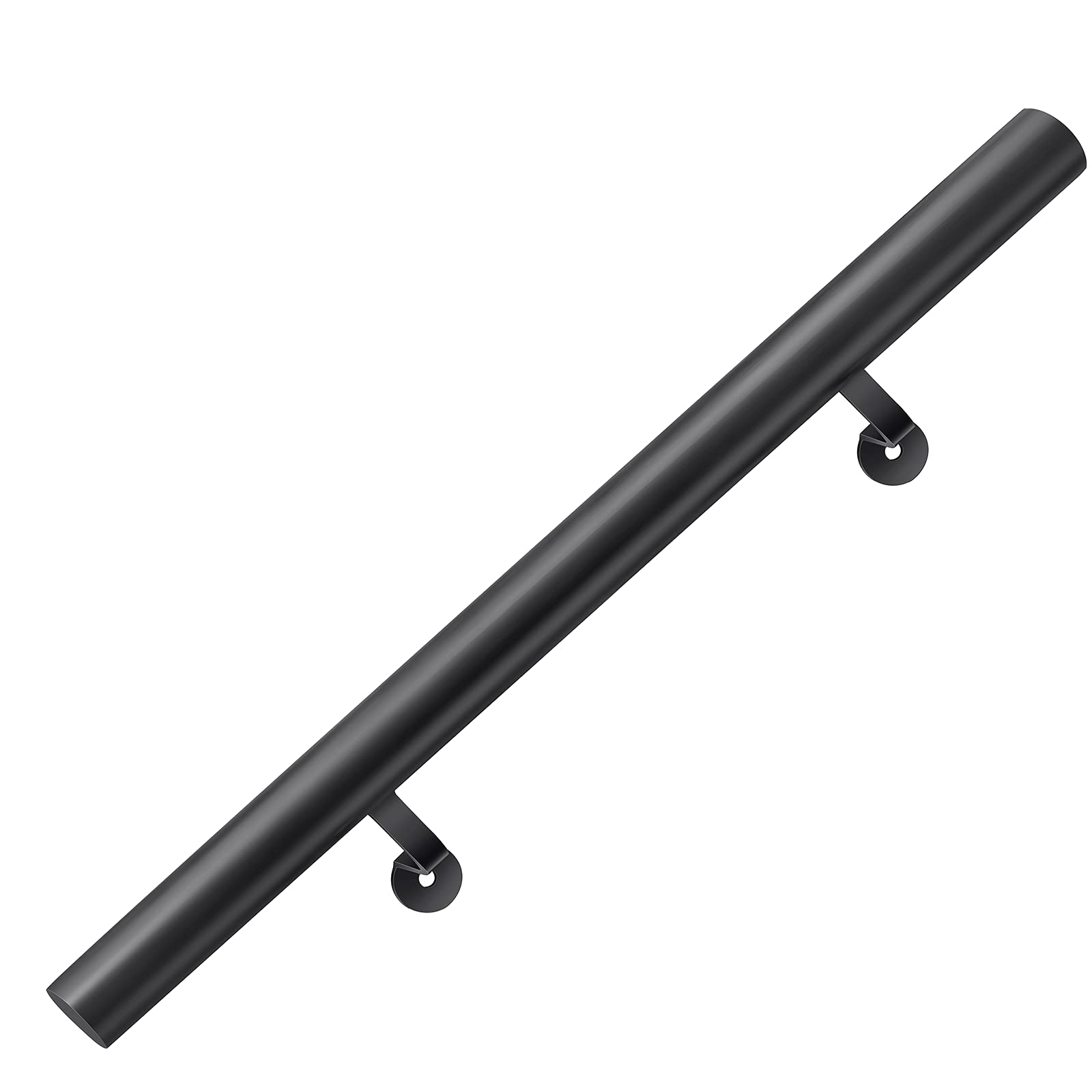 VOTZT Staircase Handrail 5 Ft Wall Handrail Black Handrails for for ...