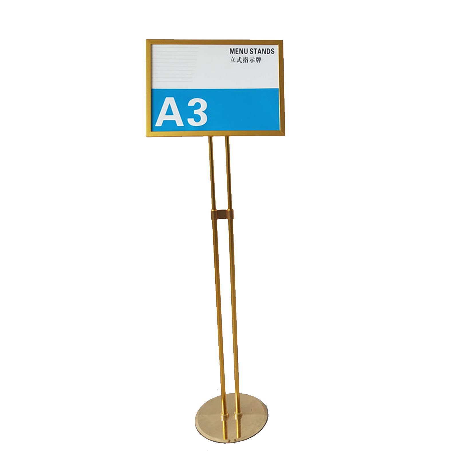Support de panneau A4 sur pied pour l'accueil de mariage et de réception