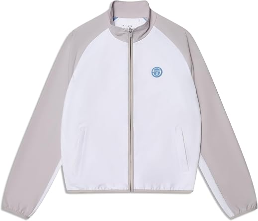 Sergio Tacchini Racchetto Mens Track Jacket - Brilliant White