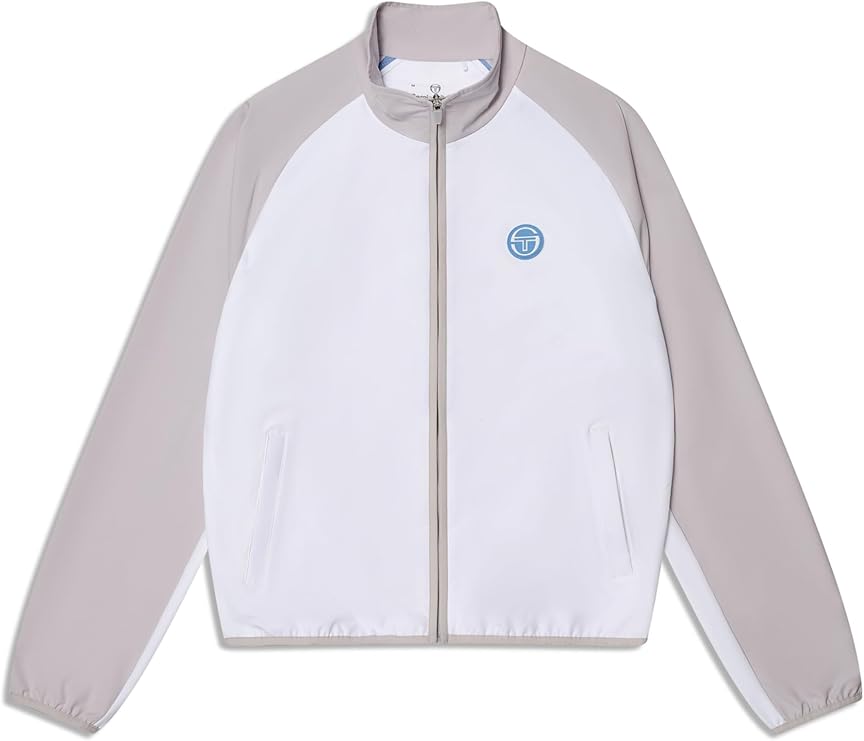 Sergio Tacchini Racchetto Mens Track Jacket - Brilliant White