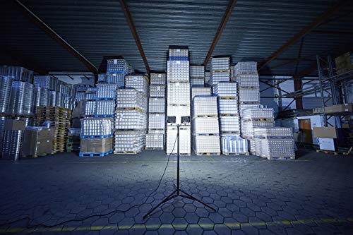 Northpoint LED Blackline Baustrahler Arbeitsstrahler mit Stativ Fluter Strahler 100W (2x 50W) Leistung 8000 Lumen… – Bild 4
