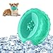 VavoPaw Kühlendes Kauspielzeug Hunde, TPR Sommer Gefrierbares Kauspielzeug Füllbar Hundespielzeug mit Wasser und Zahnreinigung Unzerstörbar Kauknochen Beißring für welpen kleine Mittler Hunde, Eisblau