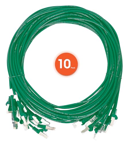 Cable de Red Ethernet Slim Cat6 1ft, 10 unidades, Verde miniatura 5