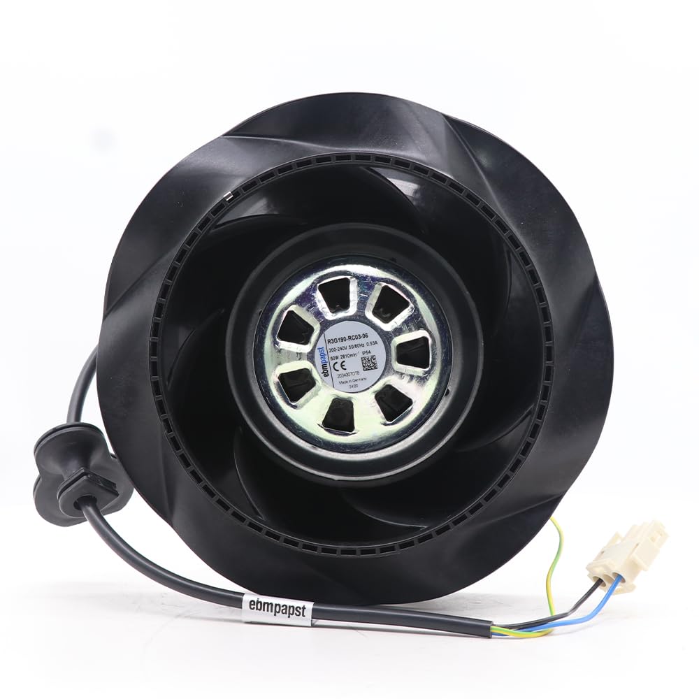 R3G190-RD45-03 Ebm-papst RadiCal Series Centrifugal Fan, 230 V Ac, 975m³/h, AC O - Foto 6