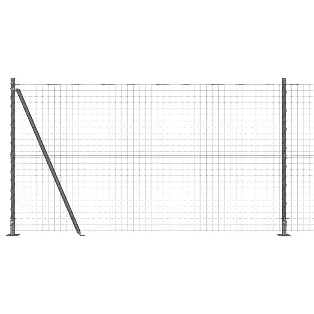 Outdoor Steel PVC Fence Panel 1.2 x 25 m Grey with Posts Garden Boundary Privacy Barrier Weather Resistant Customizable Setup for Terrace Pet Enclosure Modern Security Fencing Kit