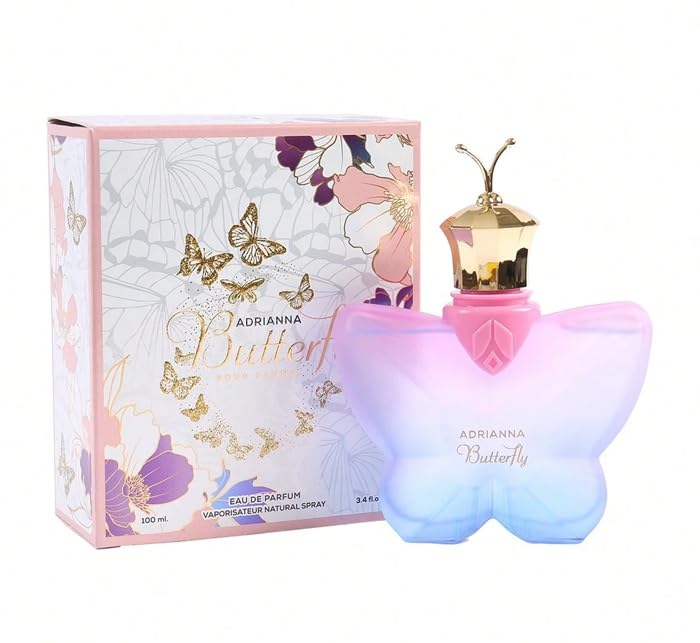 Mirage Diamond Collection Adrianna Butterfly Eau De Parfum Spray for Women's, 100 ml