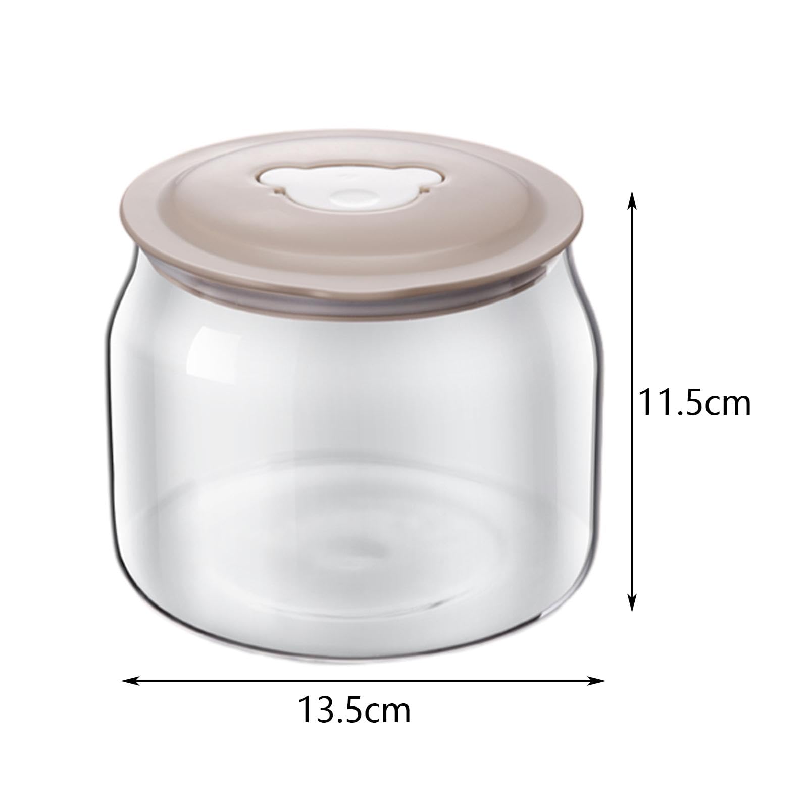 Klare Glasbehälter, Joghurtgläser Aus Glas, Ersatzgläser für Pudding Und Joghurt, Glasbehälter für Milch, Marmeladen Und Mousse, Flasche mit Deckel