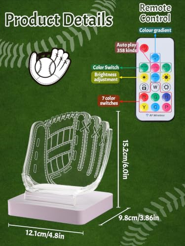 Image of CoolGift Mart Baseball Display Holder, Baseball Gift for Men Boy(WhiteBase)