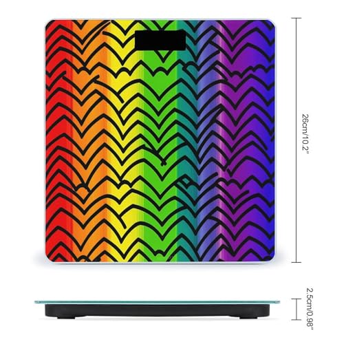 Báscula Digital de Baño de Vidrio Templado con Pantalla LCD miniatura 2