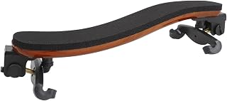 Reposabrazos para violín para principiantes Almohadilla Para El Hombro Para Violín Con Veta De Madera Marrón De 3/4 Y 4/4 Soporte Ajustable Para Violín Accesorios Para Violín