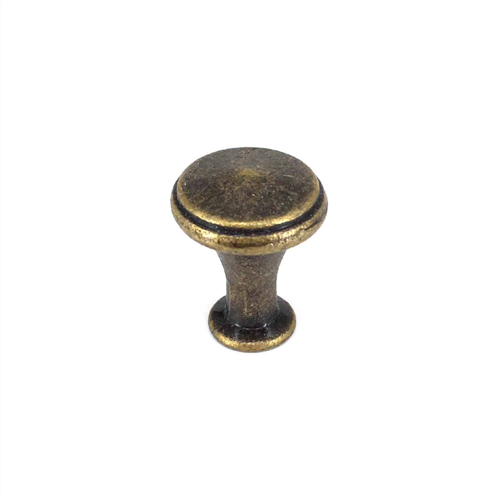 Boutons de tiroir en zinc bronze de 20mm pour armoire et commode